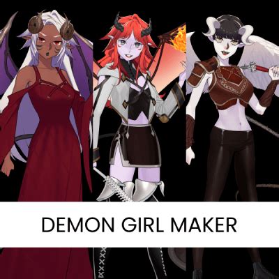 Demon girl . . Picrew demon girl